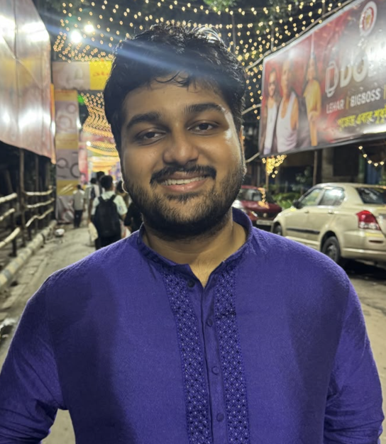 Dhruv Sarkar during Durga Puja in Kolkata, India